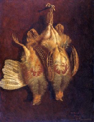 William Roos Still Life with Partridges oil painting image
